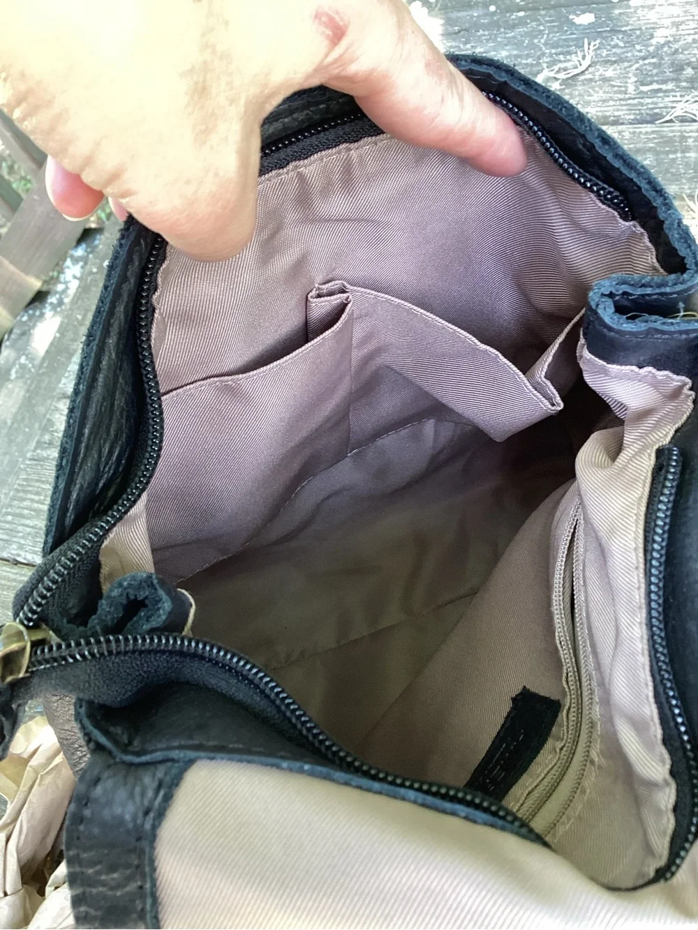 American Leather Co. black Liberty backpack like new